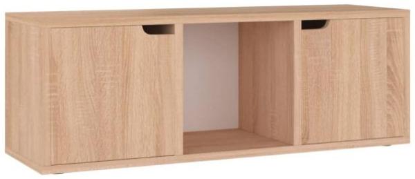 vidaXL TV-Schrank Sonoma-Eiche 88,5 x 27,5 x 30,5 cm Holzwerkstoff