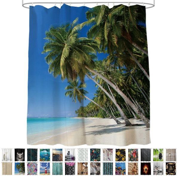 Sanilo Duschvorhang 180 x 200 cm, viele schöne Duschvorhänge zur Auswahl Breite 180 cm, 100% wasserdicht, Anti-Schimmel-Effekt, hochwertige Qualität