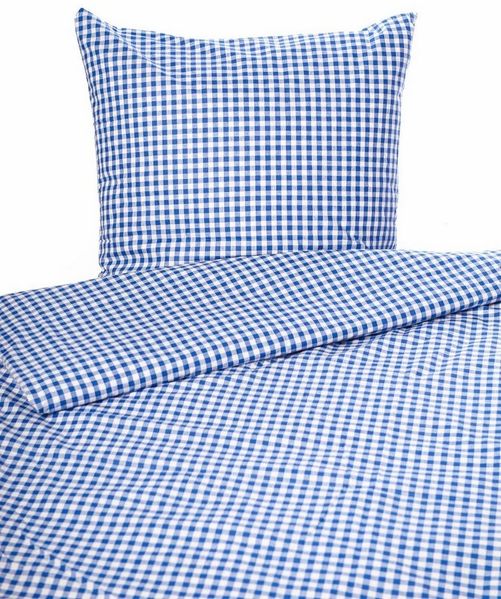 texpot Bettwäsche Landhaus Karo Bauernkaro Reißverschluss 100% Baumwolle, mit Reißverschluss