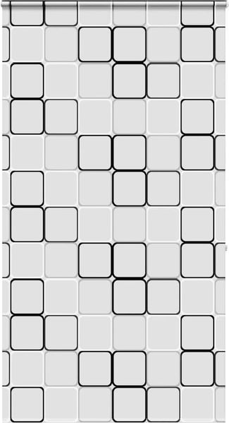 vidaXL Duschrollo mit Kassette 120x240 cm Stoffbreite 116 cm 4015047