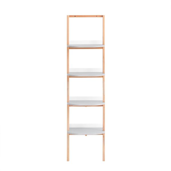 SoBuy HSTR02-K-HG Bücherregal, MDF, Lackiert, Helle Eiche, 44 x 170 x 39 cm
