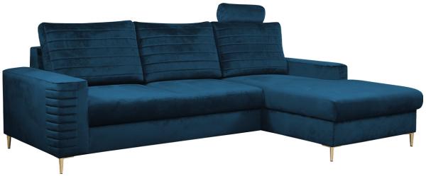 Ecksofa Beleri (Farbe: Velluto 25, Seite: Rechts)