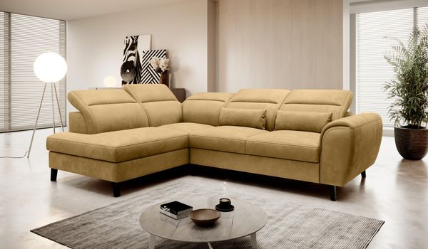 Wohnideebilder Noble Gelb Ecksofas & Eckcouches CO-NOB-LT-45NU