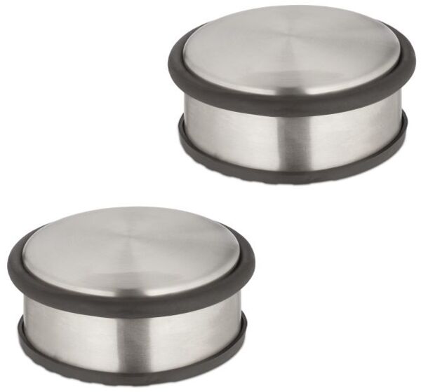 Relaxdays Edelstahl Türstopper im 2er Set