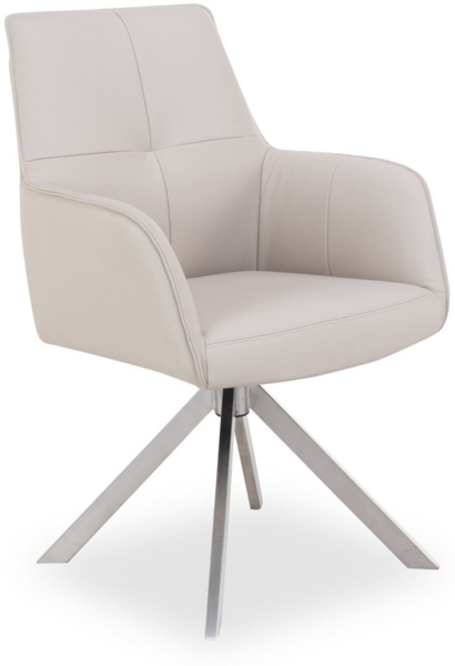 HARPER Esszimmerstuhl Polsterstuhl HARPER HAFUN LBH 60x69x87 cm beige Esszimmerstuhl