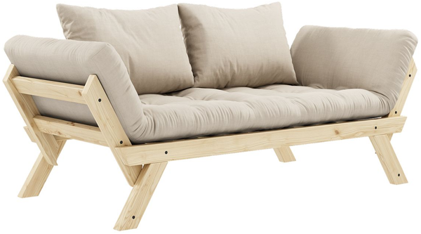 KARUP DESIGN BEBOP Futonsofa Gestell Natur Matratze Beige