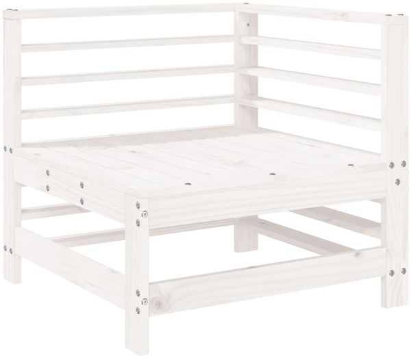 vidaXL 7-tlg. Garten-Lounge-Set Weiß Massivholz Kiefer 3186439 Bild 5
