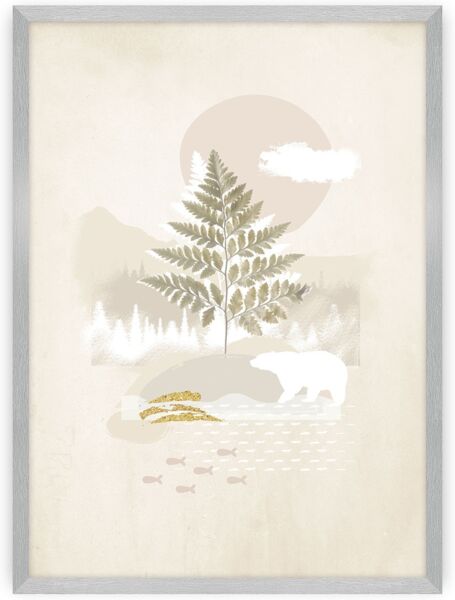Dekoria Poster Beige Abstract II