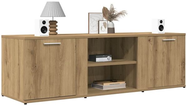 vidaXL TV-Schrank Artisan-Eiche 120x34x37 cm Holzwerkstoff 855975