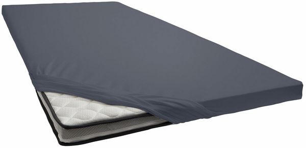 Primera Spannbettlaken Elasthan-Feinjersey Topper, Jersey-Elasthan, Gummizug: rundum, (1 Stück), Aus 95% gekämmter Baumwolle und 5% Elastan