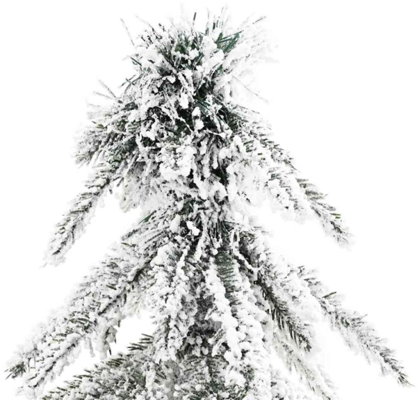 vidaXL Weihnachtsbaum mit 300 LEDs Weiß 180 cm PE und Stahl 3396225 Bild 5