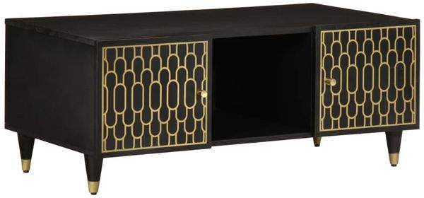 vidaXL Couchtisch 100x54x40 cm Massivholz Mango 358332