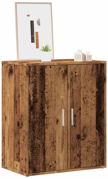 vidaXL Schuhregal Altholz-Optik 60x35x70 cm Holzwerkstoff 856696