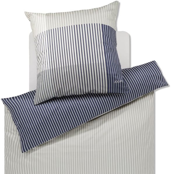 JOOP! Bettwäsche Divided 4113 04 Salbei Mako Satin 200 x 200 + 2x 80 x 80 cm Bild 3