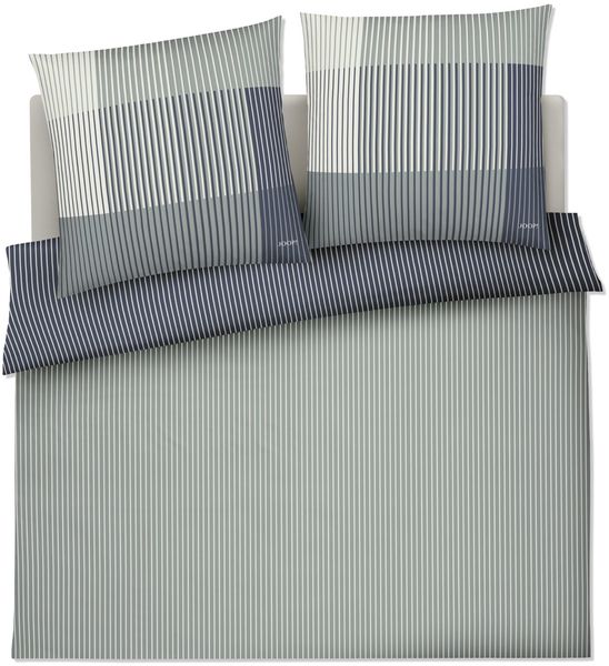 JOOP! Bettwäsche Divided 4113 04 Salbei Mako Satin 200 x 200 + 2x 80 x 80 cm Bild 4