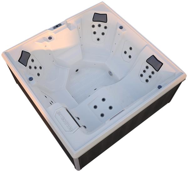 HOME DELUXE Outdoor Whirlpool STREAM BIG PURE - 207 x 207 cm für 5 Personen