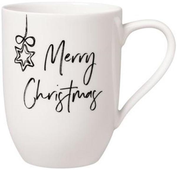 Villeroy & Boch Statement Becher mit Henkel Merry Christmas