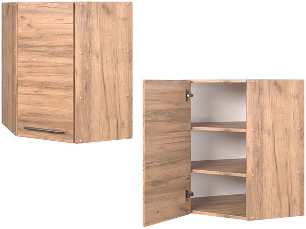 Eckhängeschrank Fame-Line Goldkraft Eiche 57 cm Vicco Bild 5