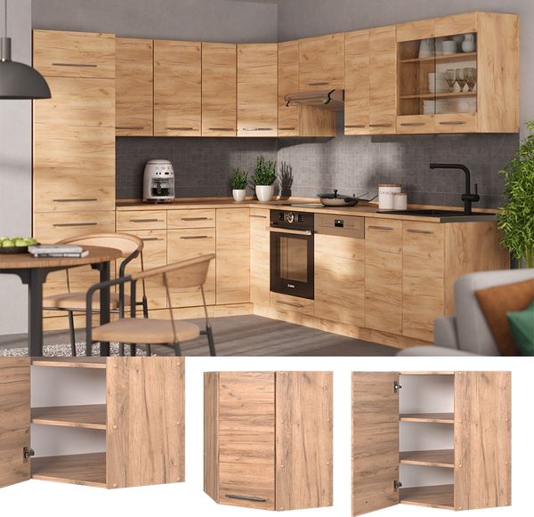 Eckhängeschrank Fame-Line Goldkraft Eiche 57 cm Vicco Bild 2