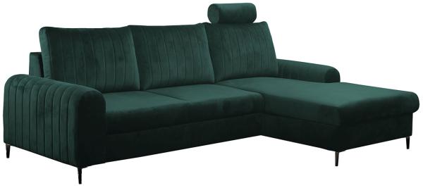 Ecksofa Lokoni (Farbe: Velluto 27, Seite: Rechts)