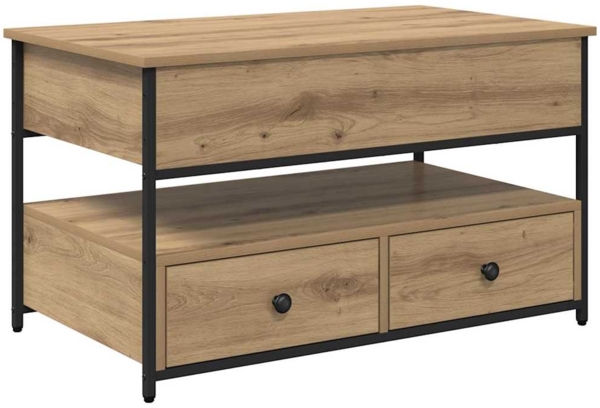 vidaXL Couchtisch Artisan-Eiche 85 x 50 x 50 cm Holzwerkstoff 883056