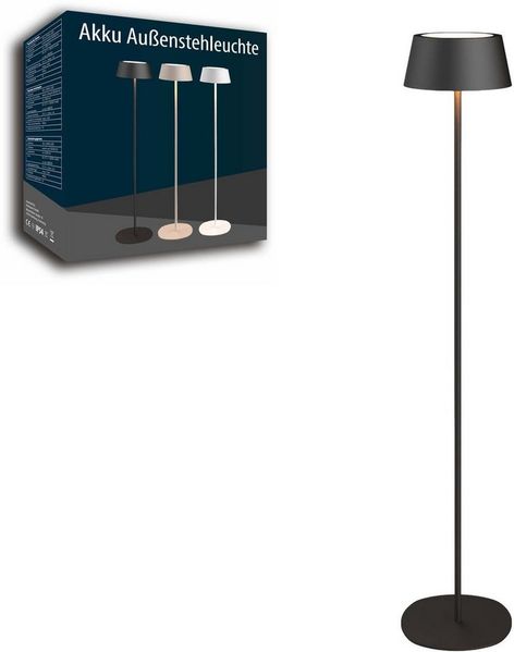 Northpoint LED Stehlampe Akku LED Stehleuchte Stehlampe In- und Outdoor dimmbar kabellos