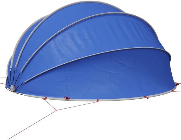 vidaXL Pool-Dome 430 x 430 x 210 cm 185T Polyester mit PU-Beschichtung 42001111 Bild 6