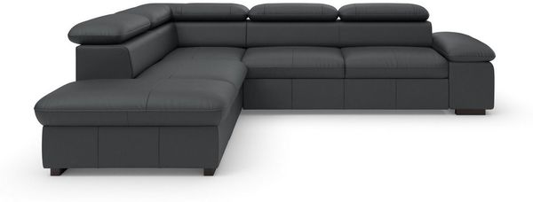 Home affaire Ecksofa Alberto L-Form, mit Kopfteilverstellung, wahlweise mit Bettfunktion