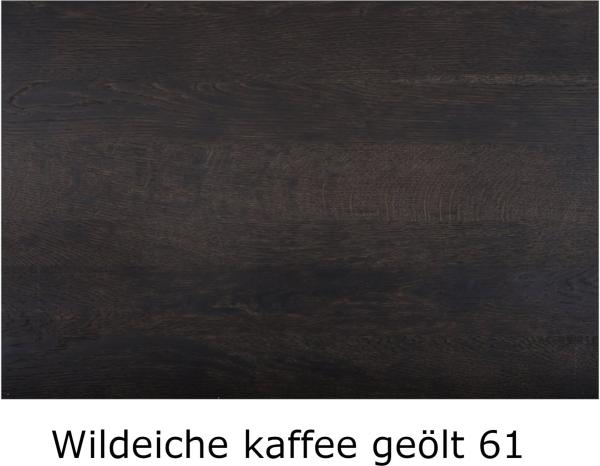 Dico Massivholz Nachttisch Select, Wildeiche, 2 Schubladen 61 Wildeiche kaffee geölt