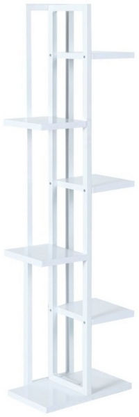 Pflanzregal Tohmajärvi Metall 120x34x21cm Weiß [en. casa]