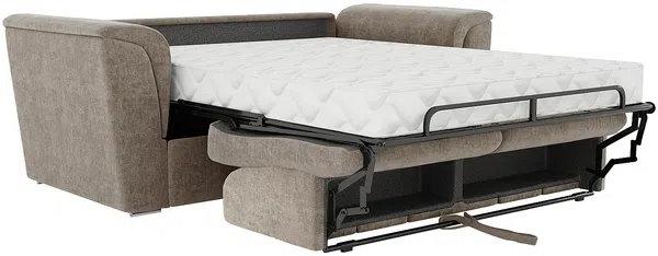Vente-unique - RIZORA Sofa Stoff Schokoladenbraun - B 223 cm96 cm x H 93 cm x L 230 cm Bild 5
