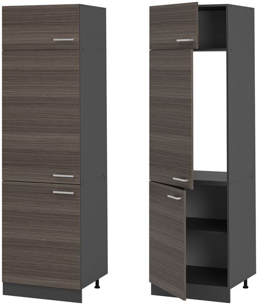 Kühlumbauschrank R-Line Edelgrau 60 cm Vicco Bild 5
