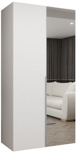 ABIKS MÖBEL Drehtürenschrank ALICANTE 2 Schlafzimmerschrank mit Kleiderstange und Regalen