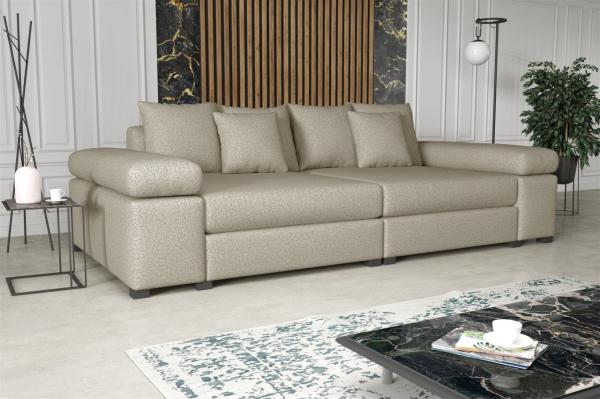 Big Sofa Couchgarnitur Megasofa Riesensofa AREZZO Stoff Now or Never Beige