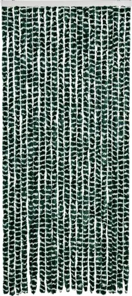 vidaXL Fliegenvorhang Grün und Weiß 90x200 cm Chenille 377384 Bild 3