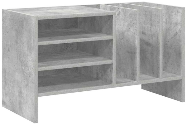 vidaXL Schallplattenschrank Beton Grau 78,5 x 35 x 45 cm Holzwerkstoff 891075