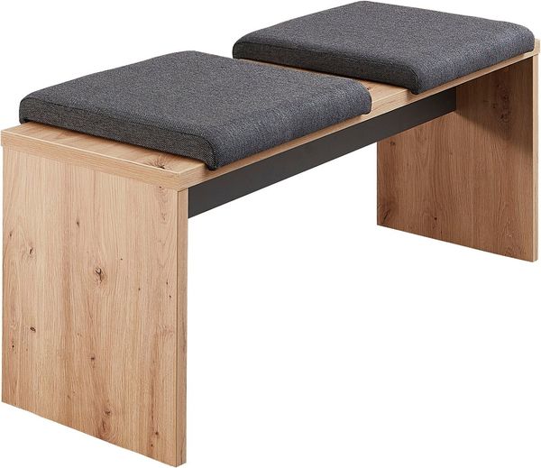 Innostyle Essbank Memphis Sitzbank, 130 x 49 x 40 cm (B/H/T) (1-St), 2 Klemmkissen