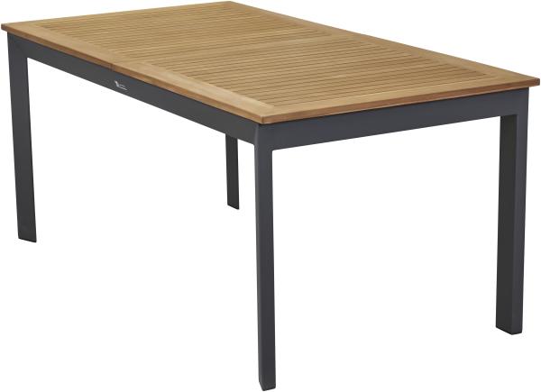 LC Garden Unicamo Ausziehtisch Aluminium/Teak Natur 180/240x90 cm