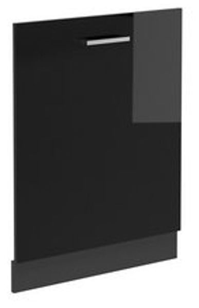 Geschirrspülblende R-Line Schwarz Hochglanz 60 cm ohne Arbeitsplatte Vicco Bild 6