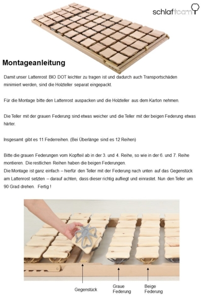 BIO-DOT-BUCHE Tellerlattenrost Buche / starr / 80 x 200 cm Bild 6