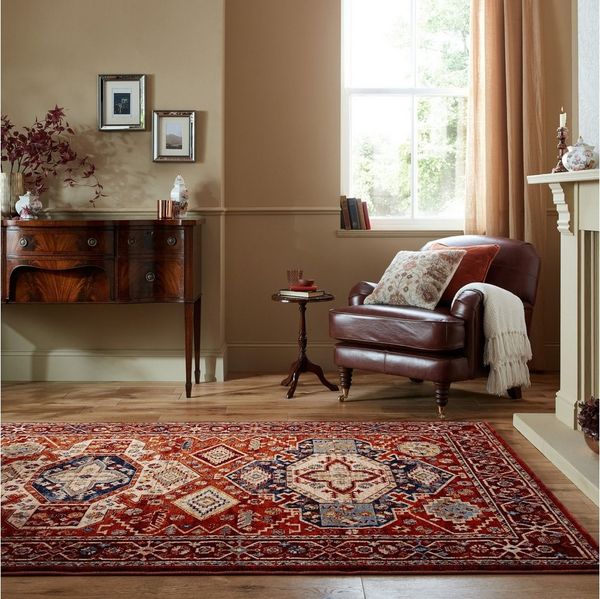 FLAIR RUGS Teppich Gillingham, rechteckig, Höhe: 12 mm, Vintage Stil