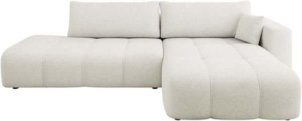 Ecksofa Furyn O Boucle (Farbe: Coral 15, Seite: Rechts)