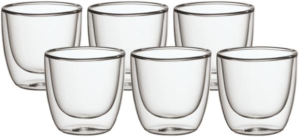 Villeroy & Boch Manufacture Rock Doppelwandiger Becher S 70 ml 6er Set