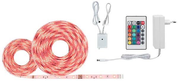 RGB LED Strip, Fernbedienung, dimmbar, L 750 cm