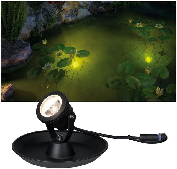 Paulmann No. 94209 Plug&Shine Underwater Spot IP68 4W mit 2m Kabel