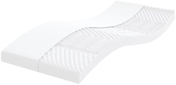 vidaXL Tagesbett Ausziehbar mit Matratze Hellgrau 100x200 cm Stoff 3197449 Bild 7