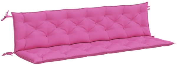 vidaXL Gartenbank-Auflagen, 2 Stk., Polyester, Rosa, 200 x 50 x 7 cm