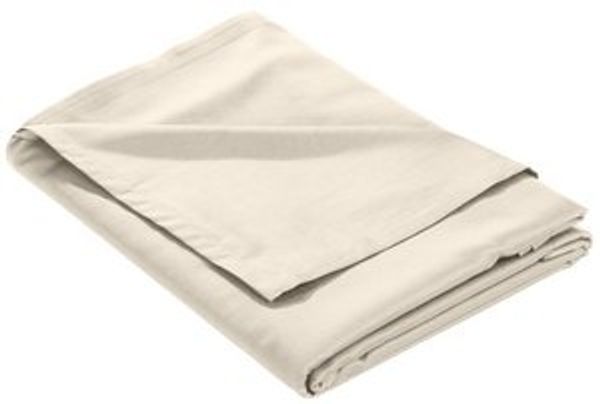 Mako Satin Bettlaken ohne Gummizug natur 240x280cm Bild 6