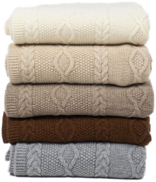 Wolldecke Merino Ava 130x170 Farbe: Naturweiß