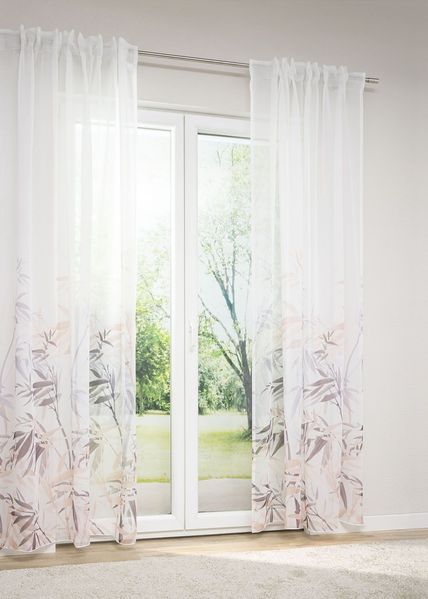 Lysel - Dekoschal Miria #1W in den Maßen (B x H): 145cm x 245cm in Rosa- Grau/rosa